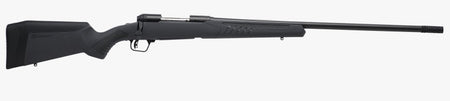 Savage Arms 57024 110 Long Range Hunter Full Size 300 WSM 2+1 26" Matte Black Threaded Barrel, Matte Black Drilled & Tapped Carbon Steel Receiver, Adj AccuStock Matte Gray Synthetic Stock, Right Hand
