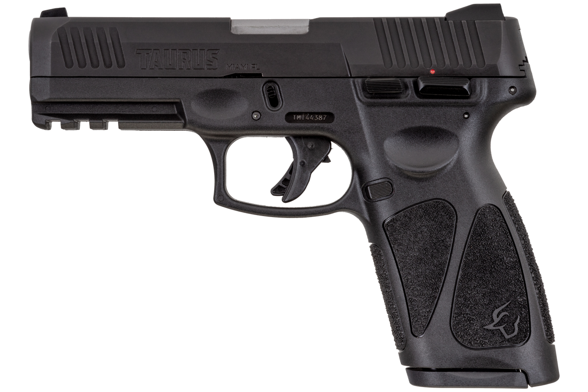 Taurus 1G3B941 G3 Full Size Frame 9mm Luger 15+1/17+1 4" Matte Stainless Steel Barrel, Matte Black Tenifer Serrated Steel Slide, Black Polymer Frame w/Picatinny Rail, Black Polymer Grip, Right Hand