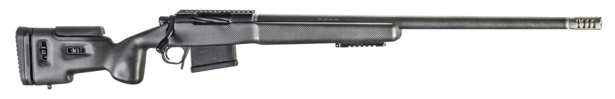 Christensen Arms 8010500300 TFM Long Range Full Size 338 Lapua Mag 3+1, 27" Carbon Fiber Target Steel Barrel, Black Nitride Aluminum Receiver, Natural Carbon Fiber Fixed Long Range Stock