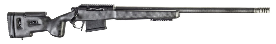 Christensen Arms 8010500100 TFM Long Range Full Size 6.5 PRC 3+1, 26" Carbon Fiber Target Profile Barrel, Black Nitride Aluminum Receiver, Natural Carbon Fiber Fixed Long Range Stock