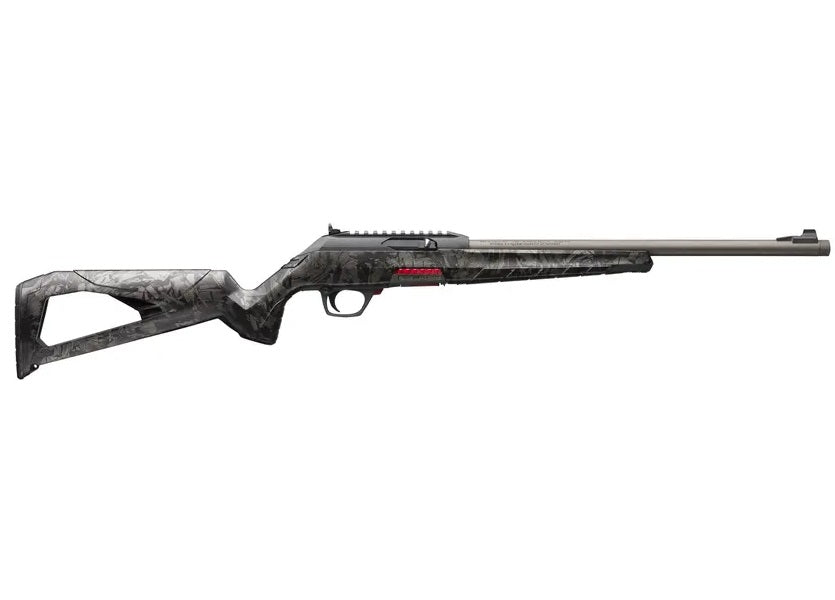 Winchester Repeating Arms 521154102 Wildcat SR 22 LR 10+1 16.50" Threaded Sporter Barrel, Picatinny Rail Matte Black Polymer Receiver, Forged Carbon Gray Skeletonized Synthetic Stock, Ambidextrous
