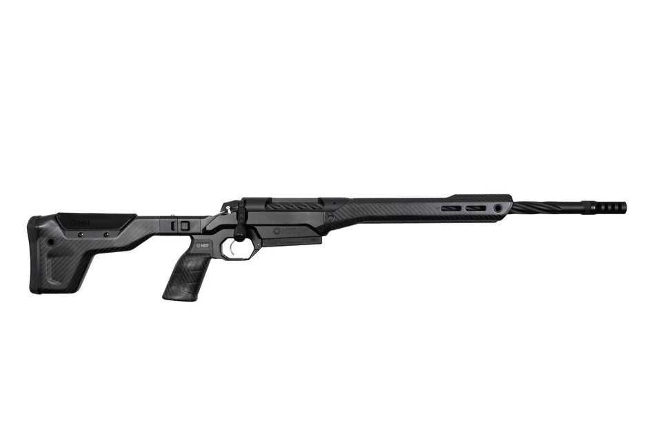 Weatherby 3WAMH22CMR18B 307 Alpine MDT SB 22 Creedmoor 3+1 16" Graphite Black Cerakote Fluted Threaded Barrel, Graphite Black Cerakote Steel Drilled & Tapped Receiver, Arca Rail Forend, Black HNT26 MD