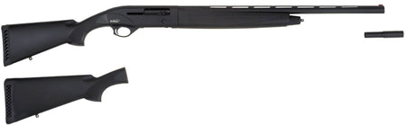 TriStar 24130 Viper G2 Combo Compact 20 Gauge Semi-Auto 3" 5+1 24" Black Vent Rib Barrel, Black Steel Receiver, Two Fixed Black Synthetic Stocks, Right Hand