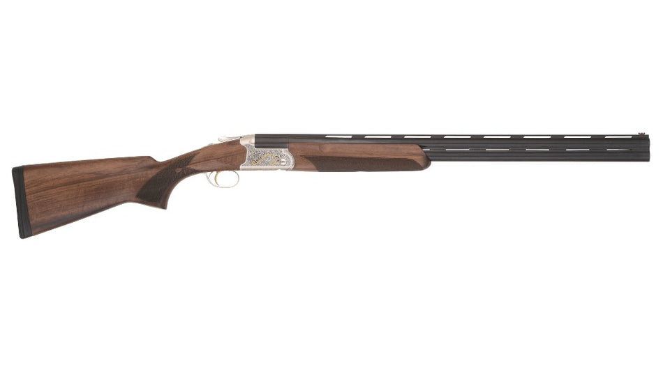 TriStar 33132 Trinity II Full Size 16 Gauge Break Open 2.75" 2rd 28" Black Over/Under Vent Rib Barrel, Acid Etched w/24K Gold Inlay Stainless Steel Receiver, Fixed Turkish Walnut Stock, Right Hand