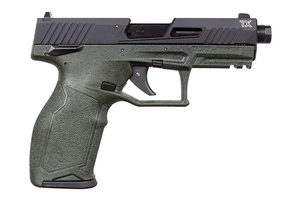 Taurus 1-2TX22141SP2-10 TX22 Gen 2 Full Size Frame 22 LR 10+1 4.10" Threaded Barrel, Serrated Slide, Polymer Frame w/Picatinny Rail, Right Hand