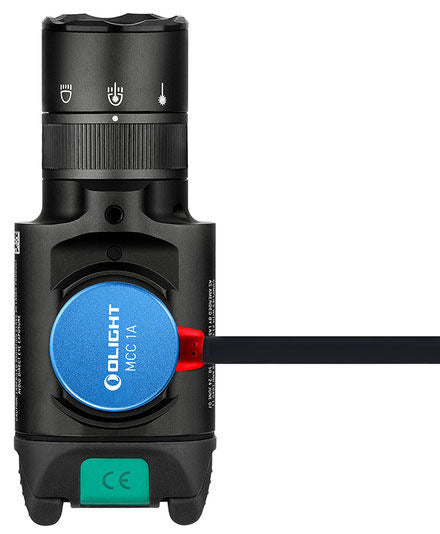 Olightstore Usa Inc BALDRPRORBK Baldr Pro R Black Anodized 300/500/1,350 Lumens White LED Green Laser