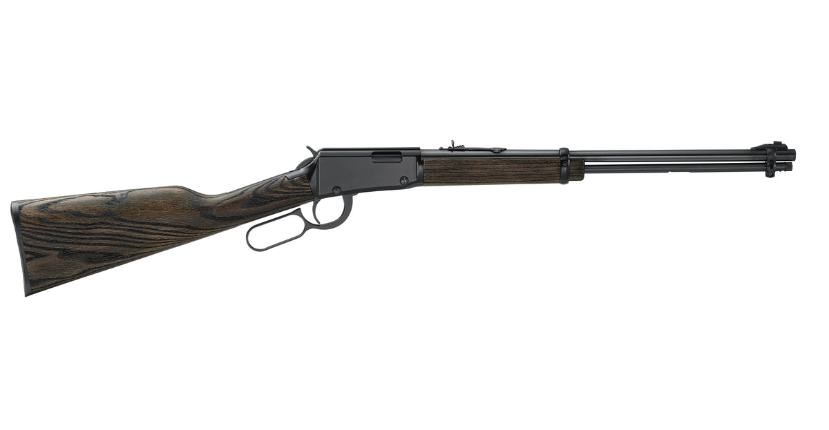 Henry H001GG22M Garden Gun 22 WMR Shotshell 12+1 18.50" Blued Smooth Bore Barrel, Black Aluminum Grooved Receiver, Black Ash Straight Grip Wood Stock