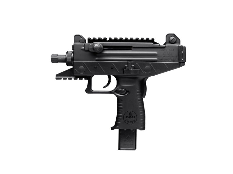 IWI US UPP9ST Uzi Pro 9mm Luger Caliber with 4.50" Threaded Barrel, 25+1 Capacity, Black Metal Finish, Black Polymer Grip Right Hand