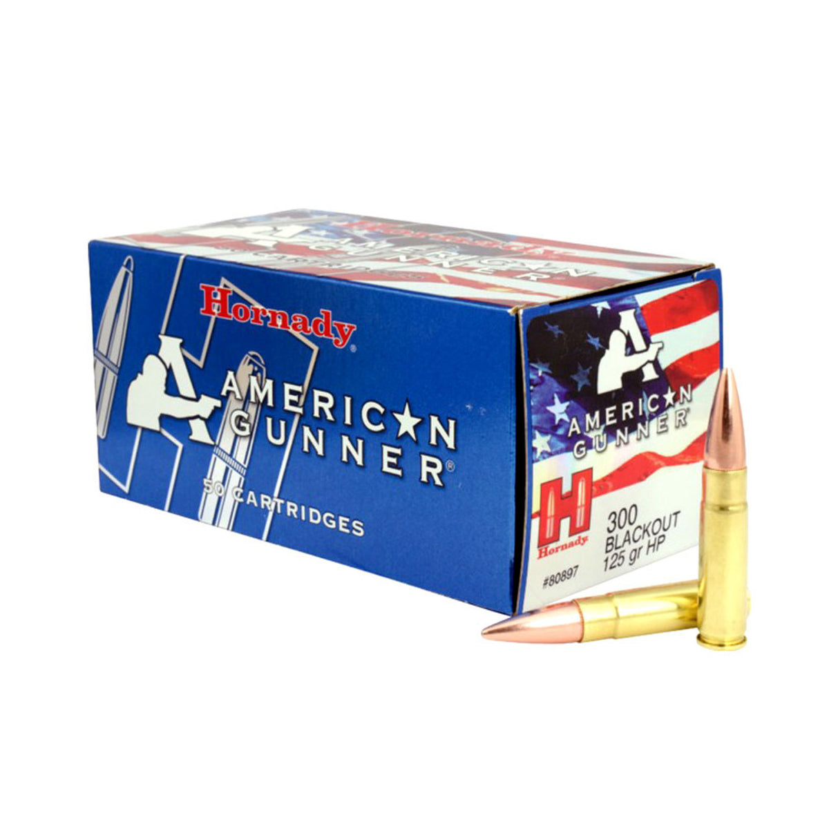 Hornady .300 AAC Blackout American Gunner 125gr JHP Ammo