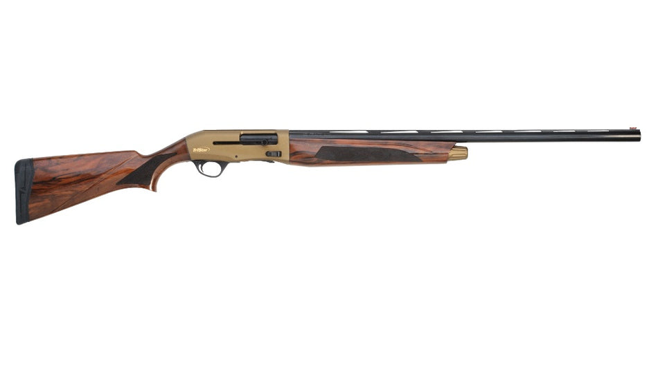 TriStar 24266 Viper G2 Pro Full Size 16 Gauge Semi-Auto 2.75" 5+1 28" Black Vent Rib Barrel, Bronze Cerakote Steel Receiver,Fixed Turkish Walnut Stock, Beretta/Benelli Mobil Chokes, Right Hand