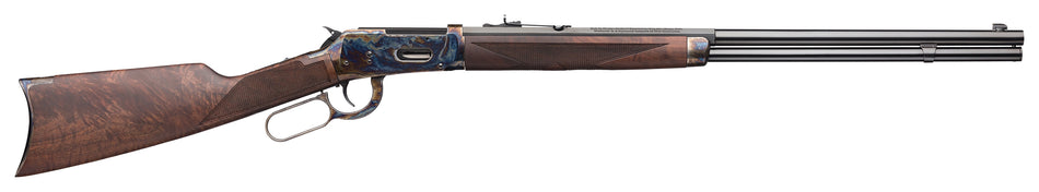 Winchester Guns 534291117 Model 94 Deluxe Sporting 38-55 Win 8+1 24" Color Case Hardened Grade V/VI Oil Checkered Walnut Stock Right Hand (Full Size)