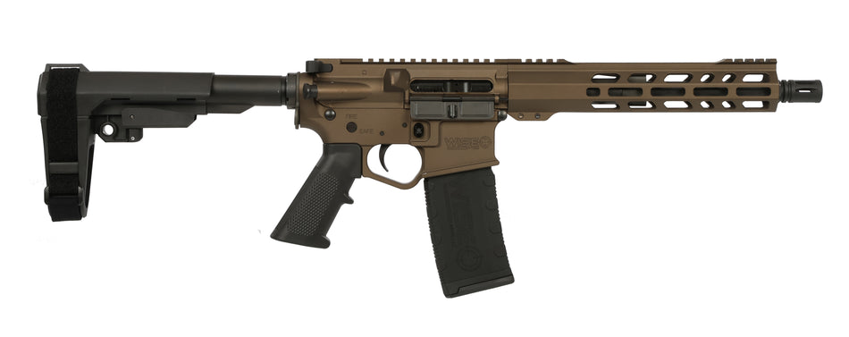 WA-15B 5.56MM BRZ 10.5" SBA3 10.5-556-SBA3-MNB