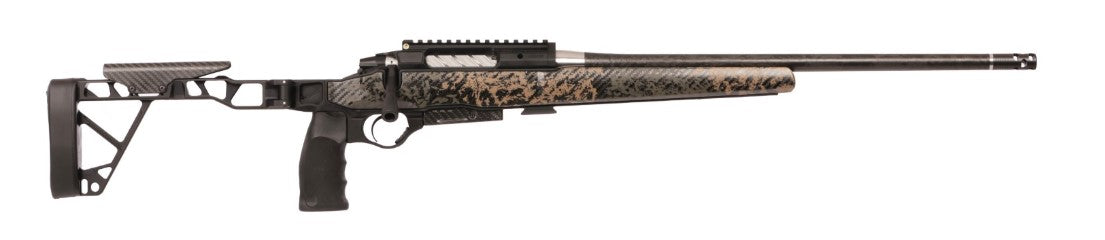 Seekins Precision 11340049F Havak Slam 22 Creedmoor 20" Black Cerakote Threaded Barrel Black Armorer Anodized Aluminum Receiver 20 MOA Rail w/Bubble Level Receiver Seekins SLAM Chassis Woodland Shadow