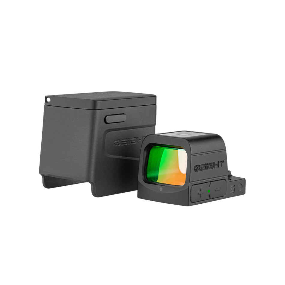 Osight S Black Anodized 1x Multi-Reticle Red Dot Sight 2 MOA Dot 32 MOA Circle RMSc Footprint