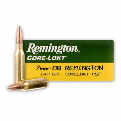 Remington 7mm-08 Remington 140gr Core-Lokt PSP Ammo