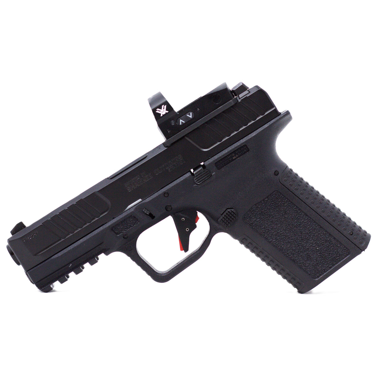 System Defense C9 9mm Luger with Vortex Venom Reddot Handgun G19 Clone with Holster, 2x 15rd Magazines & Cleaning Kit