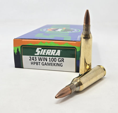 Sierra .243 Winchester Outdoor Master 100gr JHP Ammo