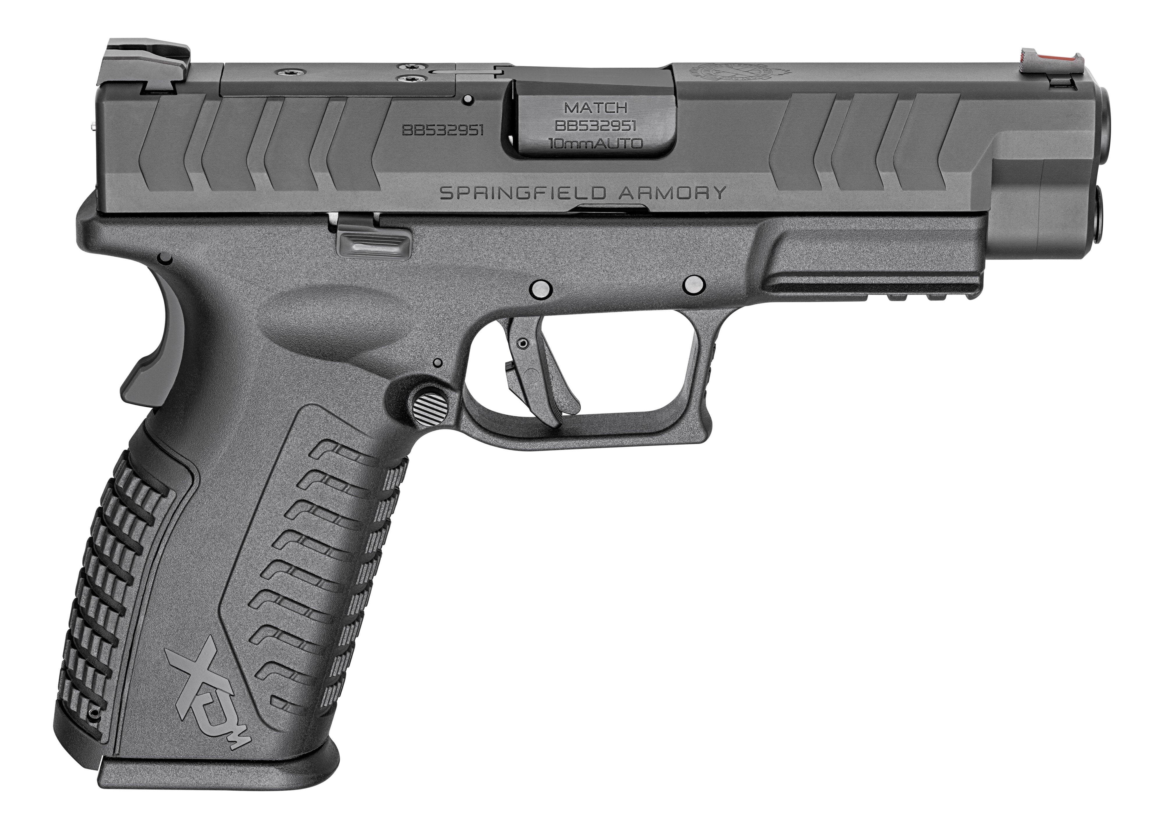 Springfield Armory XDME94510BHCOSP15 XD-M Elite OSP 10mm Auto 15+1 4.50" Black Melonite Black Steel Match Grade Barrel & Optic Ready/Serrated Slide, Black Polymer Frame w/Picatinny Rail, Black Polymer