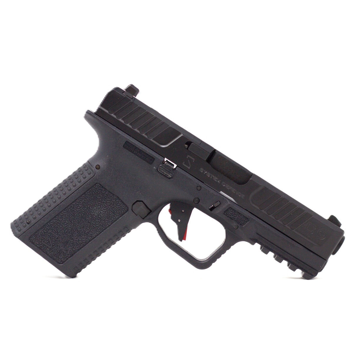 System Defense C9 Optics Ready 9mm Luger Handgun G19 Clone 1x 15ct Magazine with Adapter Plate