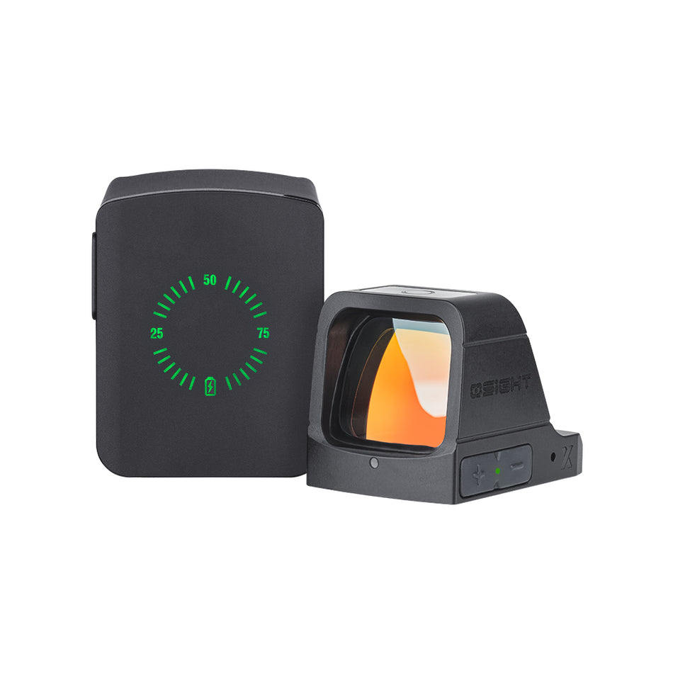 Osight X Black Anodized 1x Multi-Reticle Red Dot Sight 3 MOA Dot 32 MOA Circle RMR Footprint