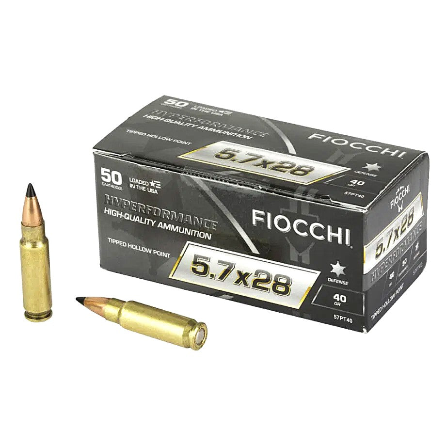 Fiocchi 5.7x28mm Hyperformance 40gr THP Ammo