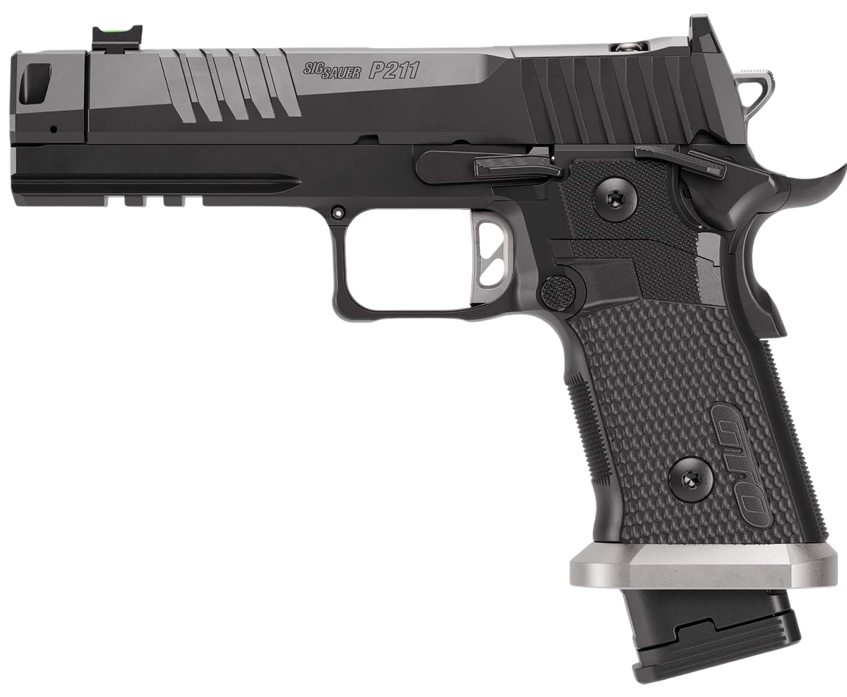 Sig Sauer P211 GTO Black with MACH3D compensator