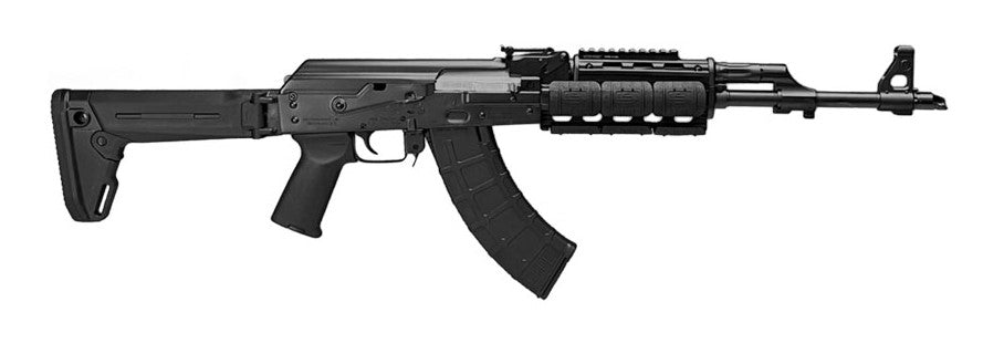 Zastava Arms Usa ZR7762QR ZPAPM70 7.62x39mm 30+1 16.30" Barrel, Black Magpul Furniture, Zhukov Side Folder Stock, Picatinny Quad Rail